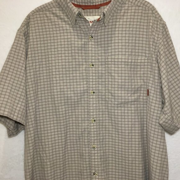 Simms Short Sleeve Button Up Long Tail NEW - Picture 3 of 16